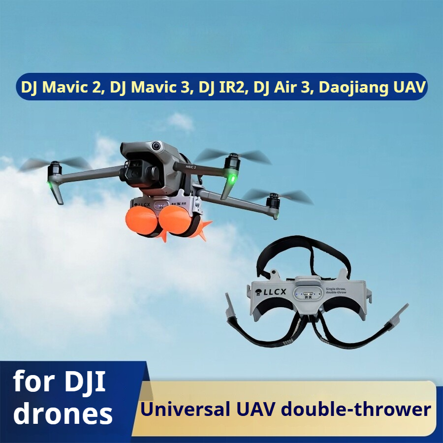 Geprc Rad Vtx 5.8G 2.5W - อุปกรณ์ปล่อยของสองจุดสำหรับโดรน (UAV) สำหรับการกู้ภัยและการส่งวัสดุ ใช้งานร่วมกับ DJI Mavic