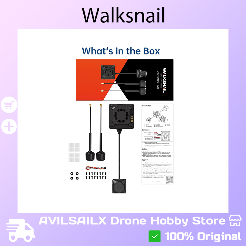 Walksnail Avatar Gt Kit 2W Vtx - ชุด Walksnail Avatar GT FPV Kit