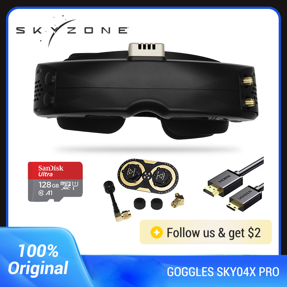 แว่นตา FPV Skyzone SKY04X PRO  - Skyzone Sky04X Pro Oled Fpv Goggles บทวิจารณ์และราคา