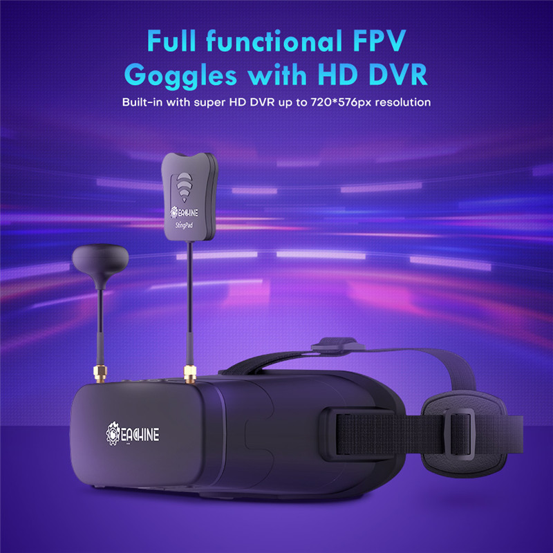 Eachine EV800DM Varifocal 5.8G - Skyzone Sky04O Pro Fpv Goggles บทวิจารณ์และราคา
