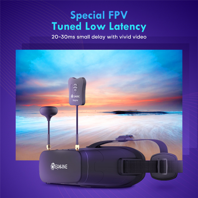 Eachine EV800DM Varifocal 5.8G - Skyzone Sky04O Pro Fpv Goggles บทวิจารณ์และราคา