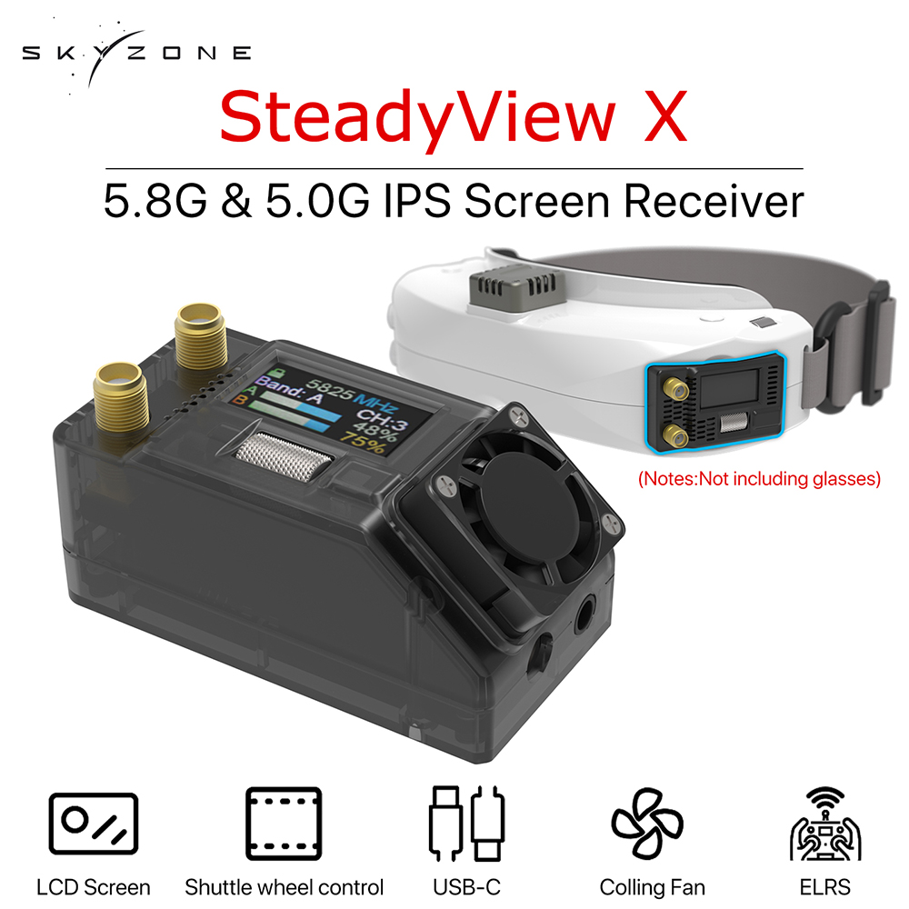 SKYZONE Steadyview X 5.0G 5.8G - Skyzone Steadyview X Receiver Module บทวิจารณ์และราคา